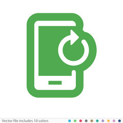 Sticker Icon - Vector file includes all colors