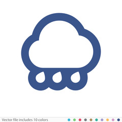 Sticker Icon - Vector file includes all colors