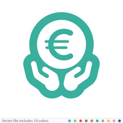 Sticker Icon - Vector file includes all colors