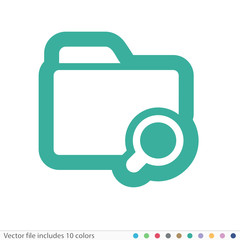 Sticker Icon - Vector file includes all colors