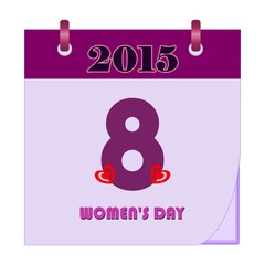 Womens Day Calendar - Illustration