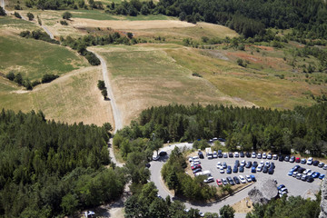 Fototapeta premium Panorama dalla Pietra di Bismantova