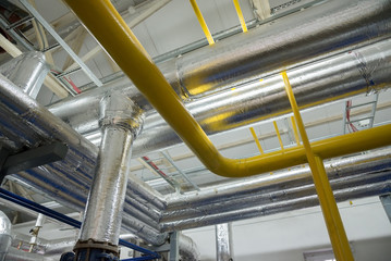 New pipeline on ceiling