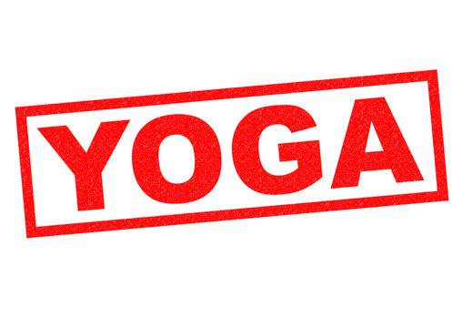 YOGA Rubber Stamp