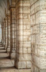 Old streets of European cities.