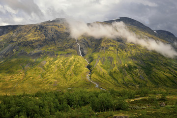 Norwegia ,  góry, krajobraz wiejski © janmiko