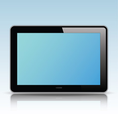 tablet pc computer and smart phone , Vector Illustration.