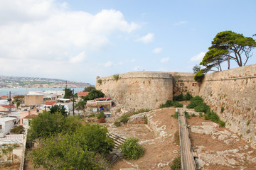 Venetian Fortezza or Citadel in Rethymno, Crete, Greece