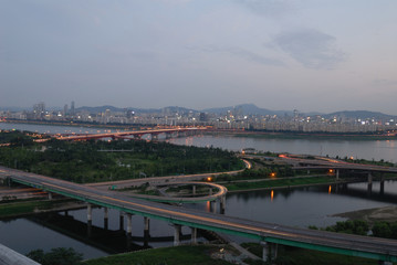 Naklejka premium 건축이미지