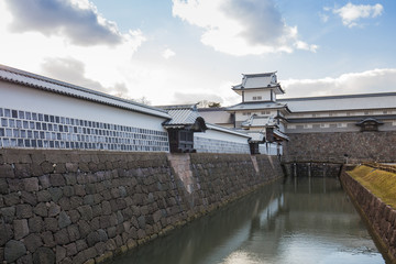 Fototapeta premium Kanazawa castle in Kanazawa, Japan.