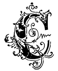 Vintage Floral Alphabet