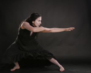 Theatrical Butoh dance