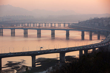 Fototapeta premium 도시이미지