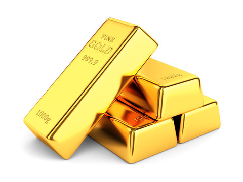 Group of gold bars