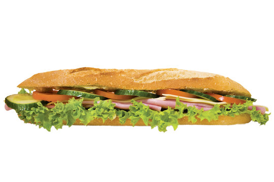long baguette sandwich