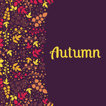 Autumn falling leaves background.Can be used for wallpaper