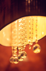 Chrystal chandelier, close up