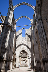 Igreja do Carmo Church Ruins in Lisbon