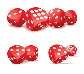 Red dices in action