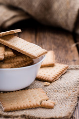 Portion of Butter Biscuits