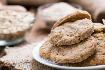 Portion of Oat Cookies