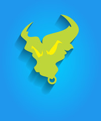 Angry Animal Face Shape Mascot