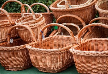 Beautiful bast baskets