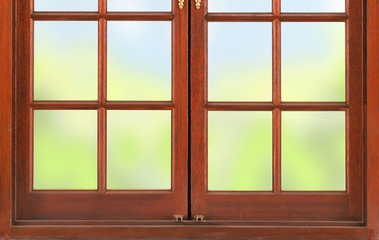 window and nature background