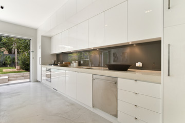 modern kitchen interior