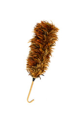 Feather duster for cleaning isolated