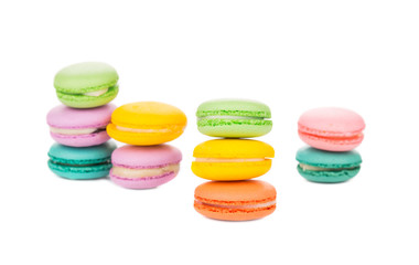 various macaron cakes