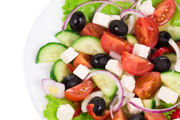 Fototapeta na wymiar Greek salad