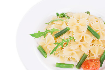 Pasta shells with vegetables