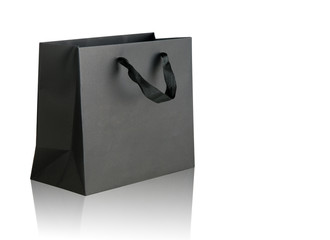 Black shopping bag. - 79015529