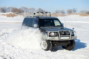 Winter SUV ride