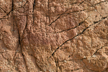 Cracked and porous stone texture