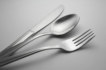 spoon, knife and fork