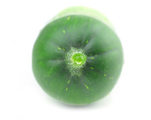 cucumbers isolated on white background