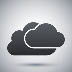 Vector clouds icon