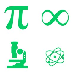 Science et mathématique en 4 icônes