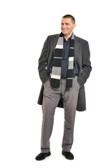 Confident man posing