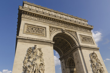 Fototapeta na wymiar Arc de triomphe, Paris