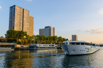 Touristic boat paris