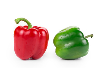 Sweet red and green pepper.