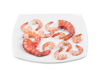 Boiled shrimps