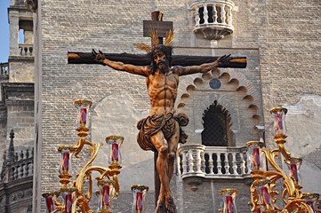 Miércoles Santo en Sevilla, Semana Santa, Cristo de la Sed, España