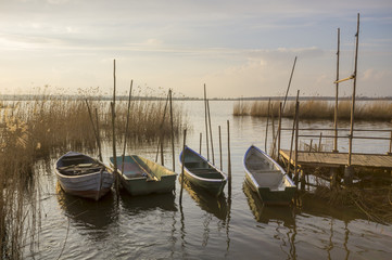 Zachód słońca nad przystanią © Mike Mareen