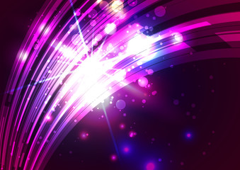 Abstract Lines with Light Colorful Background