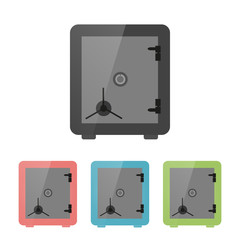 Icon strongbox, vector illustration.