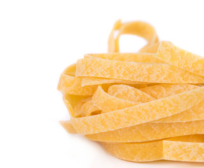 Dry tagliatelle nest.